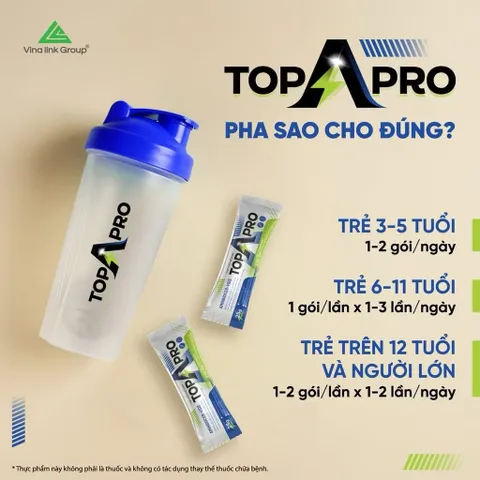 TopAPro phục hồi năng lượng cơ thêm, tăng sức đề kháng, protein thực vật