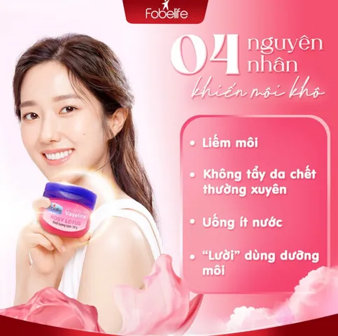 Sáp Dưỡng Da Vaseline Fobelife 7gr và 50gr Không Màu, Dưỡng Ẩm Giữ Ẩm