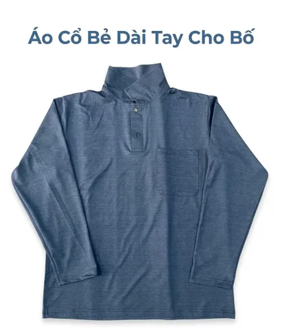 Combo 3 Áo Cổ Bẻ dài tay thu đông dành cho ông, bố co giãn thoải mái