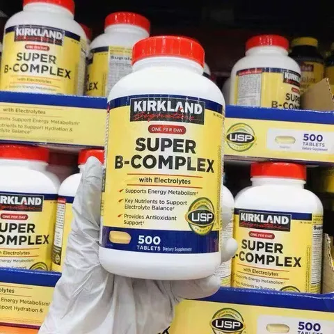 Vitamin B Tổng Hợp Super B-Complex Kirkland 500 Viên