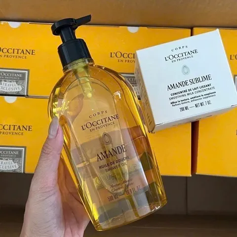 Set Gel Tắm 500ml & Kem dưỡng body Loccitane Mẫu mới nhất