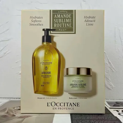 Set Gel Tắm 500ml & Kem dưỡng body Loccitane Mẫu mới nhất