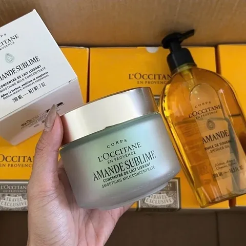 Set Gel Tắm 500ml & Kem dưỡng body Loccitane Mẫu mới nhất 907847