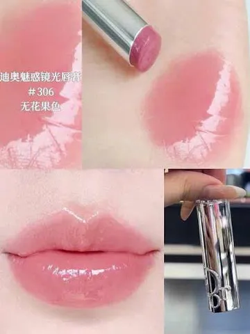 Son dưỡng D bản mới nhất về màu hot 306 Hồng đất