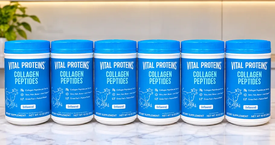 Bột Collagen Peptides nguyên chất, hỗ trợ da, tóc, móng 284g