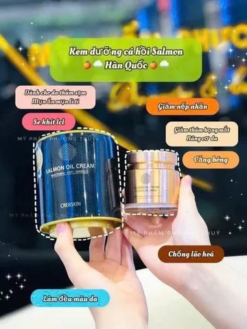 Kem dưỡng cá hồi salmon oil cream hàn quốc 80g