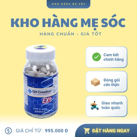 Viên uống GH Creation EX Nhật Bản 270 viên - Hỗ trợ phát triển chiều cao và xương chắc khỏe cho tuổi dậy thì và người lớn