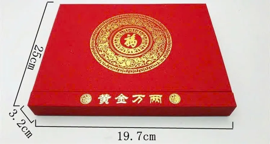 Hộp Quà Tặng Kim Nguyên Bảo 24k Chính Hãng - Quà Tết Sang Trọng, Tượng Trưng Cho May Mắn Và Tài Lộc - hình ảnh thực tế