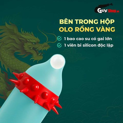 Bao cao su OLO Rồng V&agrave;ng