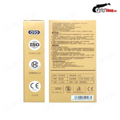 Bao cao su OLO 0.01 Đồng hồ v&agrave;ng - K&eacute;o d&agrave;i