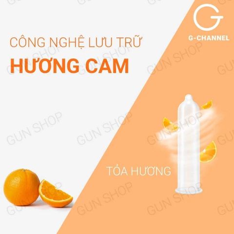 Bao cao su Nakanishi hương cam 3
