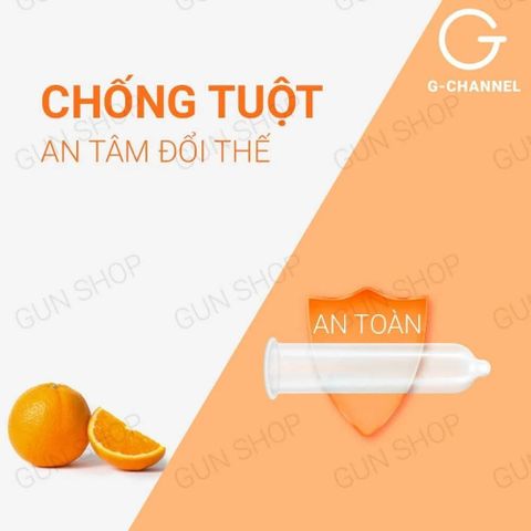 Bao cao su Nakanishi hương cam 4