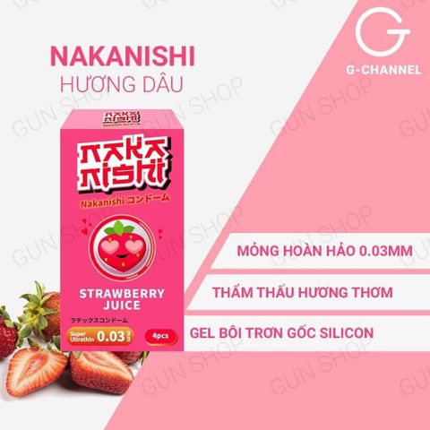 Chi tiết sản phẩm bao cao su Nakanishi