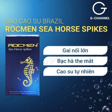 Bao cao su Rocmen Sea Horse Spikes đặc biệt