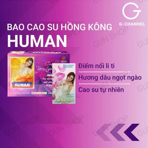 Bao cao su Human - Hương d&acirc;u