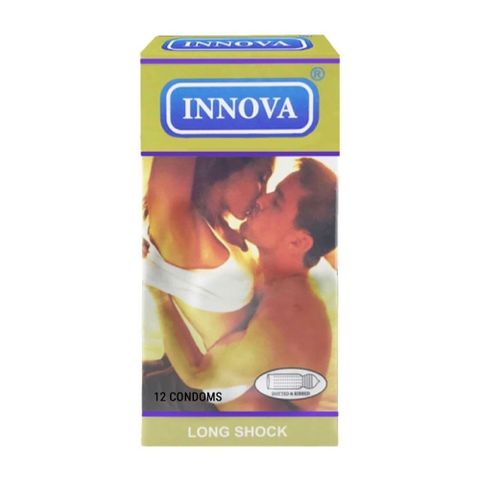 Hộp 12 C&aacute;i Bao cao su Innova V&agrave;ng - K&eacute;o d&agrave;i thời gian ch&iacute;nh h&atilde;ng
