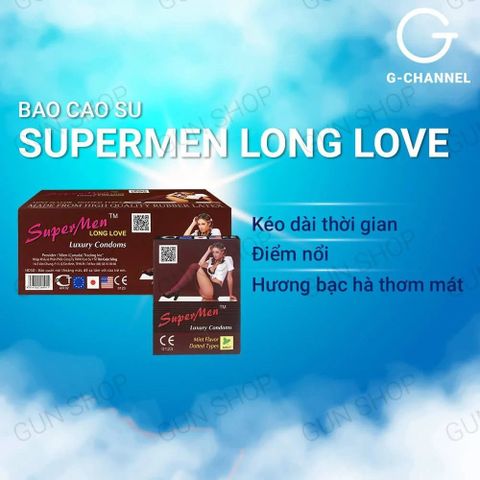 Bao cao su Supermen Long Love 2