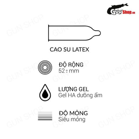 Thiết kế bao cao su Muaisi 0.03 Ultrathin