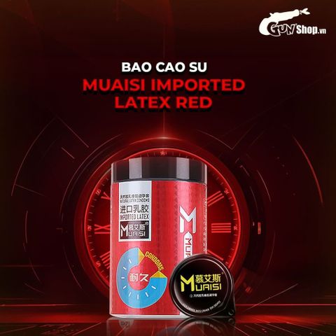 Bao cao su Muaisi Imported Latex Red