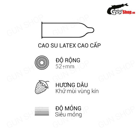 Bao cao su Muaisi với hương d&acirc;u