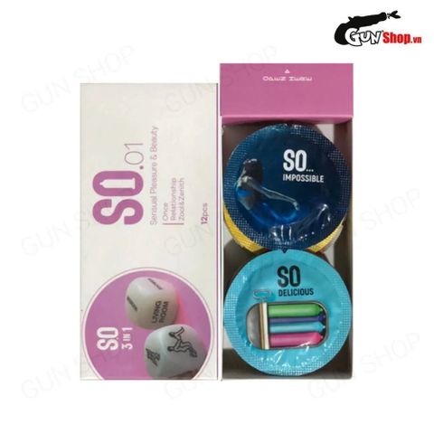 Bao cao su SO 3 in 1