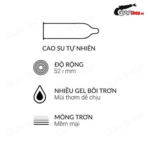 Bao cao su Mingliu Double Lubricating - 1