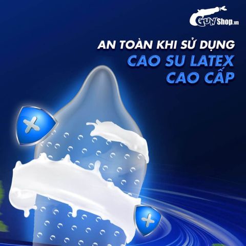 Bao cao su Muaisi Imported Latex Blue - H&igrave;nh 2
