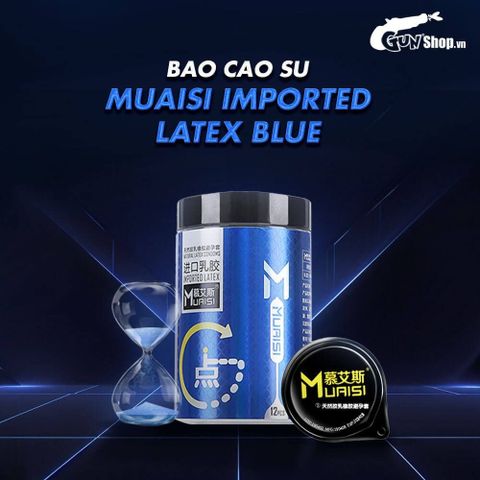 Bao cao su Muaisi Imported Latex Blue - H&igrave;nh 3