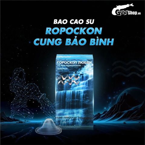 Bao cao su Ropockon - Mỏng 0.03mm, hương d&acirc;u
