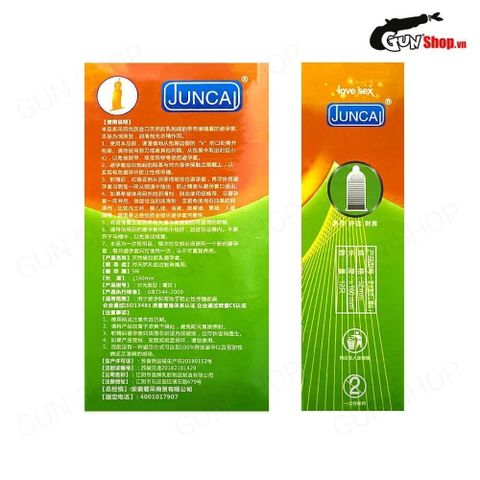 Bao cao su Juncai Excita Ribbed - G&acirc;n sọc ch&iacute;nh h&atilde;ng