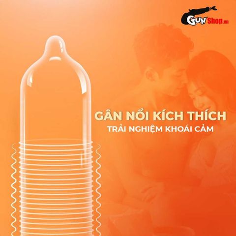 Bao cao su Durex Excita Ribbed 3