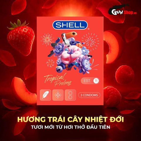 Bao cao su Shell Tropical Prolong