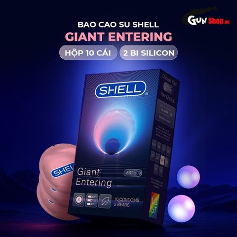 Thiết kế chi tiết bao cao su Shell Giant Entering