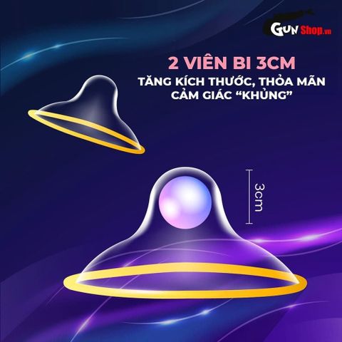 Bao cao su Shell Giant Entering khi sử dụng