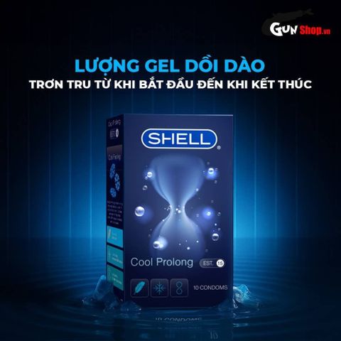 Bao cao su Shell Cool Prolong
