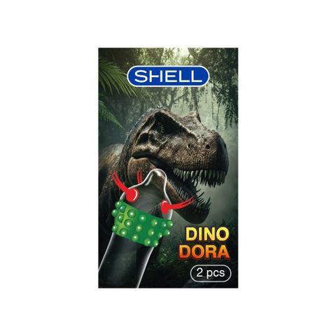 Combo 2 C&aacute;i Bao cao su Shell Dino Dora