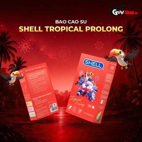 Hộp Bao cao su Shell Tropical Prolong