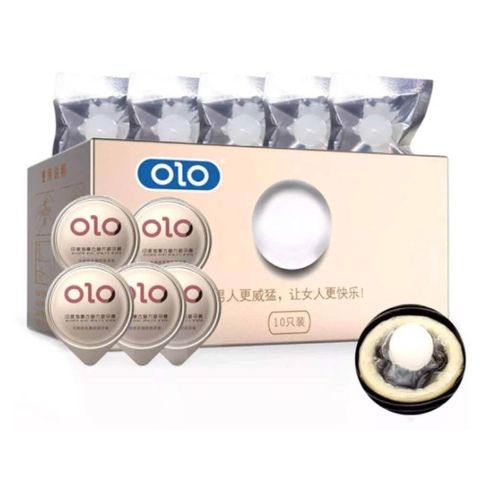 Bao cao su OLO 0.01 Trắng c&oacute; bi
