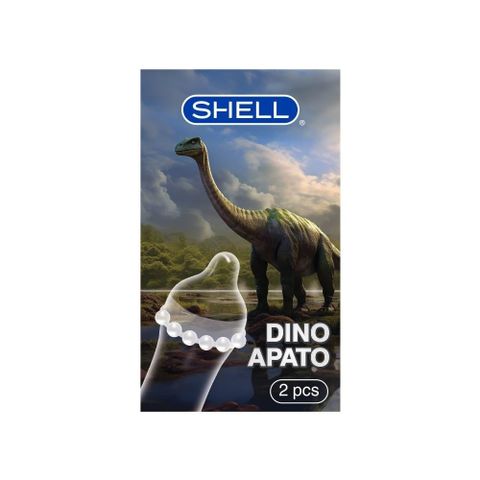 Bao cao su Shell Dino Apato Hộp 1 v&ograve;ng 12 bi lớn
