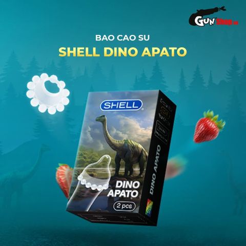 Bao cao su Shell Dino Apato 12 bi lớn