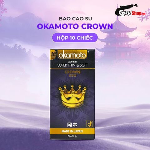 Bao cao su Okamoto Crown - Bảo vệ tối ưu