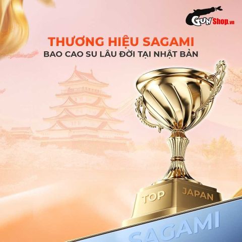 Bao cao su Sagami Xtreme Love Me Gold Orange