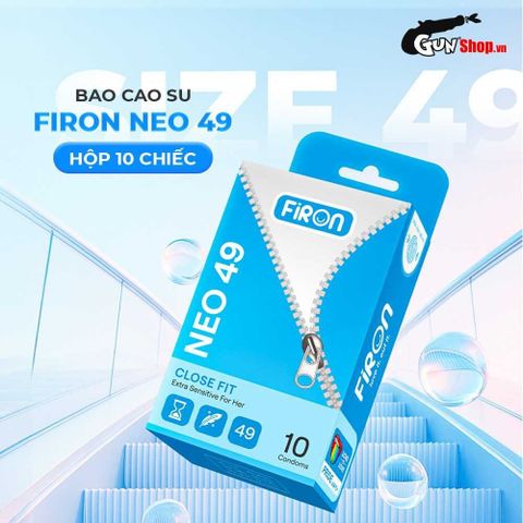 Hộp 10 Bao cao su Firon Neo 49