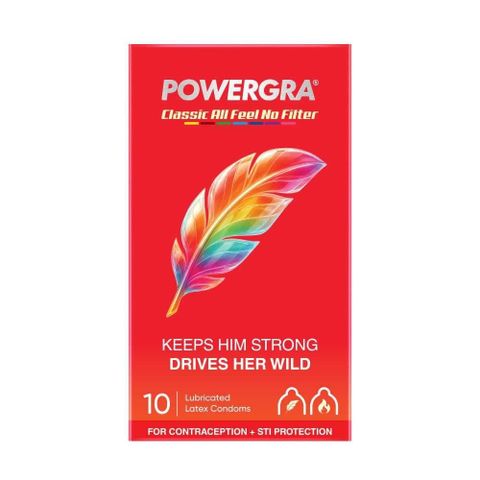 Hộp 10 C&aacute;i Bao Cao Su Powergra Classic - Si&ecirc;u Mỏng