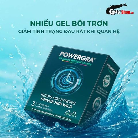 Chi tiết bao cao su Powergra Promax