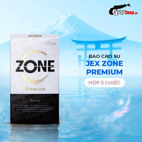 Bao cao su JEX Zone Premium ở nhiều g&oacute;c độ