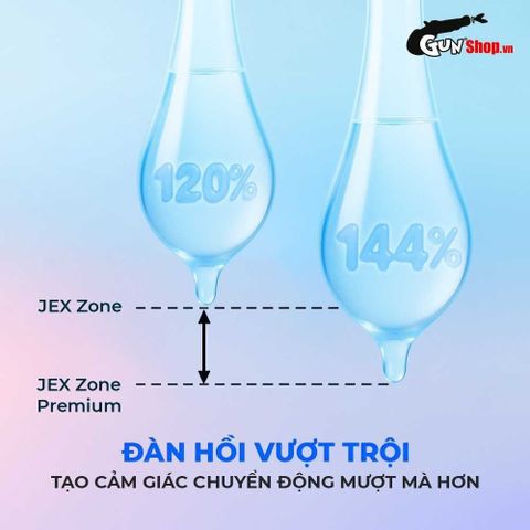 Hộp bao cao su JEX Zone Premium