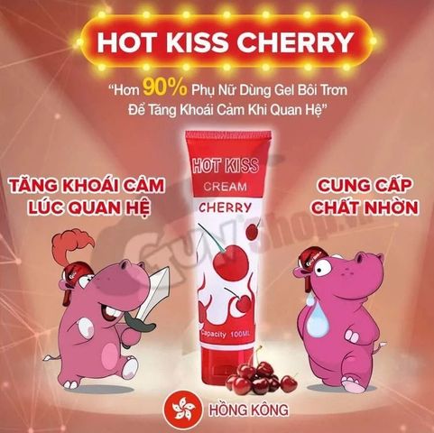 Hướng dẫn sử dụng Gel hương cherry Hot Kiss