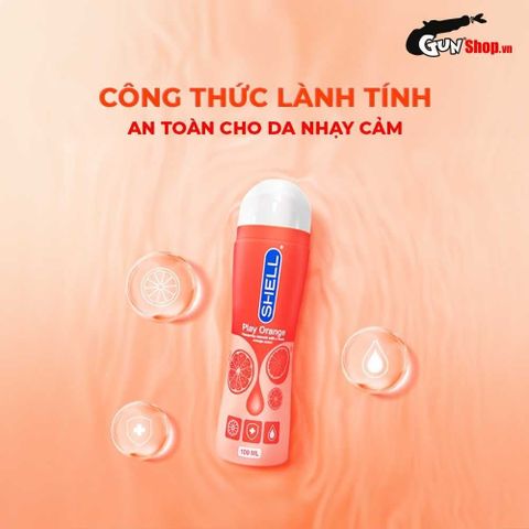 Gel hương cam Shell Play Orange 100ml - l&agrave;nh t&iacute;nh