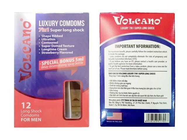 Gel xịt Volcano